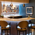 Bar wall white