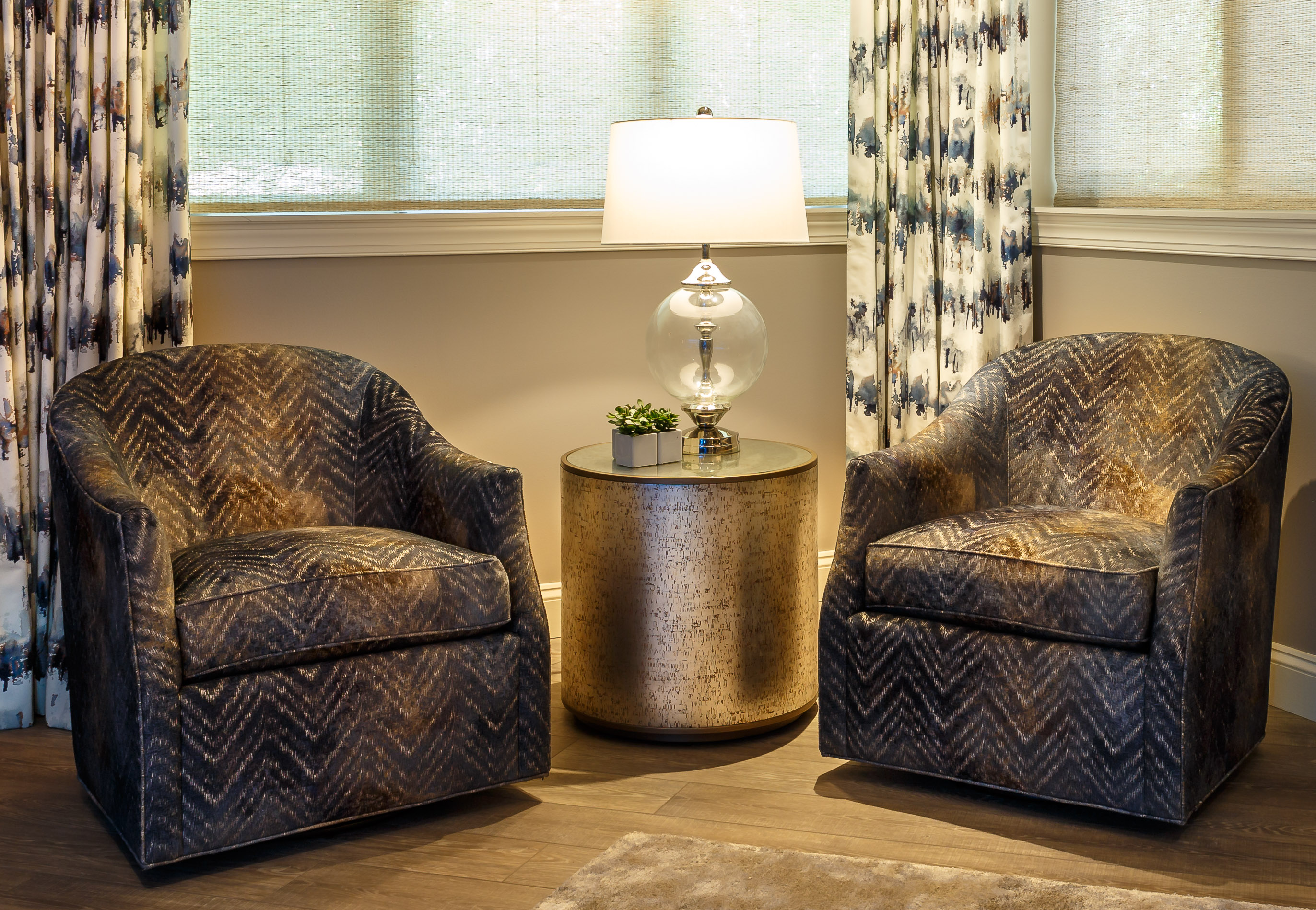 Cozy seating area